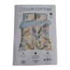 Lenjerie pat dublu bumbac 100% ranforce, Club Cotton, Leaf