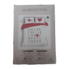 Lenjerie de pat dublu bumbac 100% ranforce Club Cotton Love Name alb-roșu-negru cu litere și inimioare