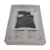 Lenjerie de pat dublu bumbac 100% ranforce Club Cotton Musicol, note muzicale, alb și negru