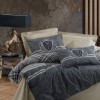 Lenjerie de pat Thor-Beige cu nuanțe de bej și gri, motive decorative elegante