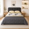 Lenjerie pat dublu Cotton Box Formo Bej bumbac 100% ranforce model geometric bej gri