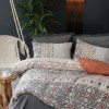 Lenjerie pat dublu bumbac 100% ranforce,Cotton Box,Vita - Grey - 1 fata perna