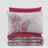 Lenjerie pat dublu bumbac 100%ranforce,Cotton Box,Vilda Claret Red