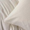 Lenjerie pat dublu bumbac 100% ranforce, Cotton Box, model crem, cu model în carouri crem deschis
