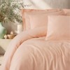 Lenjerie pat dublu Cotton Box Plaid somon bumbac jacquard ranforce model cu carouri fine