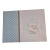 Lenjerie de pat dublu colecția Dream Nazenin Home cu 4 piese și design floral și geometric în nuanțe de lila și negru pe fundal lila.