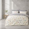 Lenjerie pat dublu cu elastic Cotton Box Evo Gri bumbac 100% ranforce design geometric