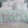 Lenjerie pat dublu bumbac 100% ranforce Hobby Home Carmela cu model floral romantic