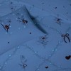 Lenjerie pat dublu fosforescenta cu inimioare TAC Amoura glow in the dark