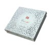 Lenjerie pat dublu satin 6 piese TAC DELUX Digital Glaum floral elegant bej vizon
