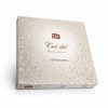lenjerie pat dublu bumbac satinat TAC Griffin imprimeu abstract bej elegant