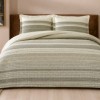 Lenjerie pat dublu TAC Mako Satin Moonlit bumbac satinat model geometric crem bej maro negru