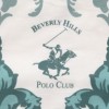 Lenjerie de pat BHPC 024-Green cu nuanțe de verde și alb, design elegant și logo iconic