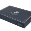 Lenjerie de pat BHPC-030 din bumbac 100% ranforce, design albastru, alb și gri, cu logo Beverly Hills Polo Club și detalii geometrice elegante.