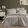 Lenjerie pat jacquard satin 6 piese, Nazenin Home, Square Stone