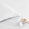 Lenjerie de pat Jacquard alb, satin de lux, bumbac 100%, set 6 piese.