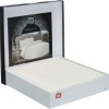 Lenjerie de pat Diana din satin ecru cu design jacquard sofisticat, set Tac