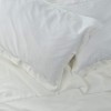 Lenjerie de pat Diana din satin ecru cu design jacquard sofisticat, set Tac