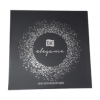 Lenjerie de pat Jacquard satin de lux modelul Cross gri antracit, din bumbac satinat 100%, set de 6 piese
