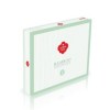 Lenjerie pat lux, bambus si bumbac satinat, Cotton Box, Green