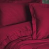 Lenjerie pat premium satin de lux,Cotton Box,Elegant Claret Red