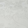 Lenjerie de pat jacquard crem cu motive paisley din bumbac satinat TAC, model Brinley, set complet
