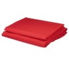 Lenjerie de pat satin TAC Stripe Roșu, 6 piese, bumbac 100%, roșu intens