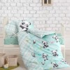 Lenjerii patut bebelusi bbc 100%, Cotton Box, Panda - Mint