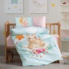 Lenjerii patut bebelusi bbc 100% ranforce, Cotton Box, Sleeper Mint