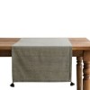 Napron masa 50x150cm verde cu ciucuri Selendi