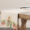 napron Paste 40x150 cm bumbac 100% Vinca cu iepuras si flori pastelate