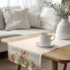 Napron Paste 40x200 cm bumbac 100%, design cu iepurași și flori – Club Cotton Vinca