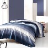 Patura bumbac si acryl 200x220cm, Marie Claire, Gill - Dark Blue