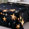 Patura cocolino neagra, patura 200x230 moale, patura moderna, patura decor dormitor