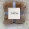 Patura cocolino pufoasa 200x220cm, Valle Rosa, Maro Deschis pentru seri calduroase