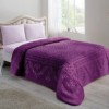 Patura de lux embosata 220x240cm, Amira Purple(mov)