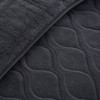 patura embosata TAC Tessra gri antracit 220x240 cm cu model geometric