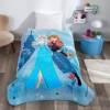 Pătură de lux Disney Frozen Flower Power, 160x220 cm, bumbac 100%