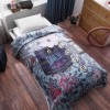 patura de lux TAC Only 160x220 cm cu imprimeu urban modern pentru pat de 1 persoana