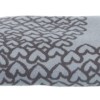 Pătură de lux Disney pentru pat dublu cu Mickey Mouse, în culoare gri, din poliester 100%, dimensiune 200x220 cm, cu desene detaliate și text Love, Mickey.