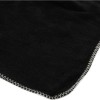 Pătură de lux Disney pentru pat dublu cu Mickey și Minnie Mouse, în culori gri și negru, din poliester 100%, dimensiune 200x220 cm, cu desene animate și text Mickey and Minnie.