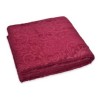 Patura embosata Monk Bordo Floral 200x220cm pentru seri calduroase