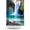 Perdea dus 3D cu 12 inele, dimensiunea 180x200cm WATERFALL