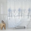 Perdea dus cu 12 inele, dimensiunea 180x200cm 8759 SNOWY