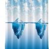 Perdea dus cu 12 inele, dimensiunea 180x200cm, Iceberg 024