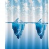 Perdea dus cu 12 inele, dimensiunea 180x200cm, Iceberg 024