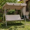 perna balansoar gradina cerem 150x50x50 cm  doua segmente husa detasabila Oxford Ralex Pucioasa