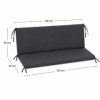 perna balansoar gradina 150x50x50 cm doua segmente gri antracit husa detasabila Ralex Pucioasa