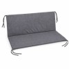 perna balansoar gradina 150x50x50 cm gri doua segmente husa detasabila Oxford Ralex Pucioasa