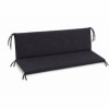 perna balansoar gradina negru 150x50x50 cm  doua segmente husa detasabila Oxford Ralex Pucioasa